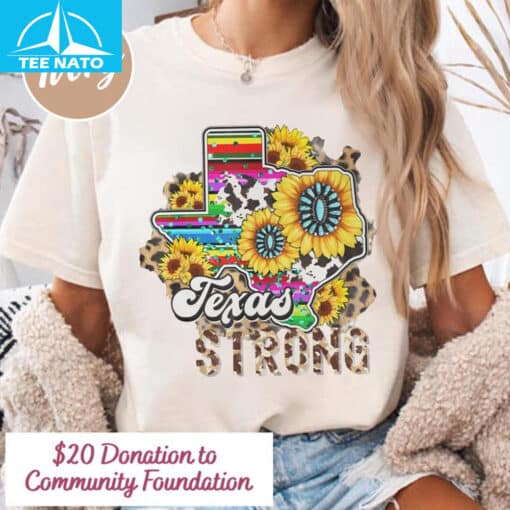 Texas Strong Sunflower Shirt