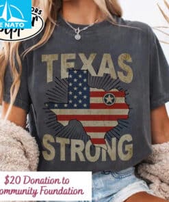 Texas Strong US Flag Shirt2