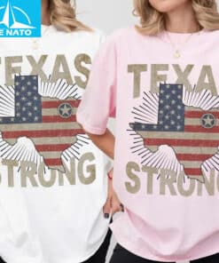 Texas Strong US Flag Shirt3