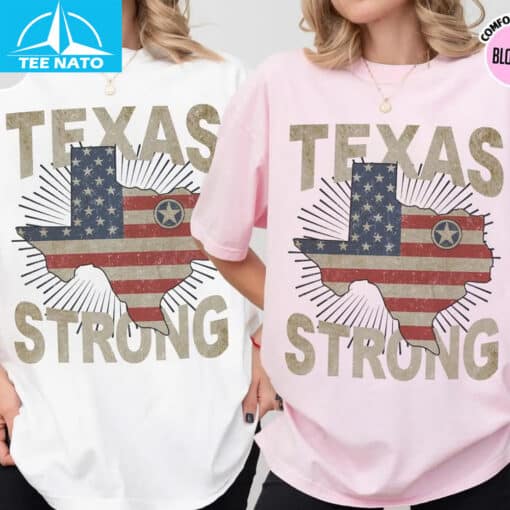 Texas Strong US Flag Shirt - Image 4