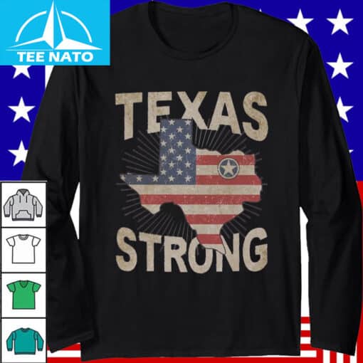 Texas Strong US Flag Shirt - Image 5