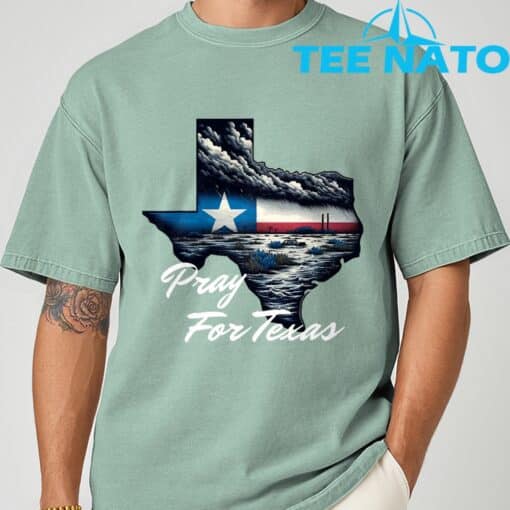 Texas Stronger Pray For Texas Hill Country Shirt - Image 2