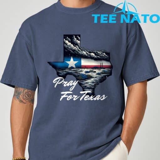 Texas Stronger Pray For Texas Hill Country Shirt - Image 4