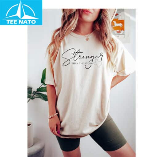Texas Stronger Than The Storm Shirt - Image 2
