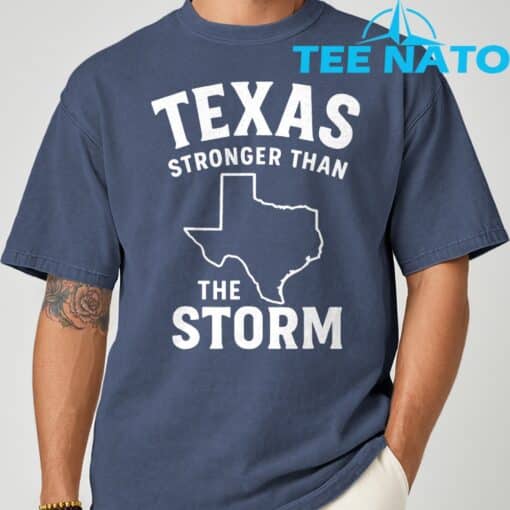 Texas Stronger Than The Storm T-Shirt - Image 4