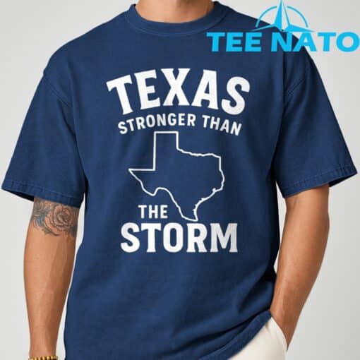 Texas Stronger Than The Storm T-Shirt - Image 8
