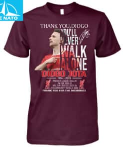 Thank You Diogo Jota Liverpool FC Youll Never Walk Alone Fan Shirt2