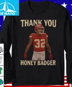 Thank You Honey Badger Retirement Shirt2