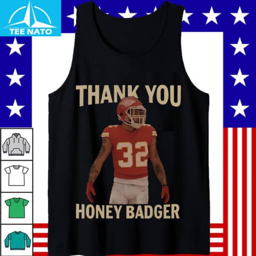 Thank You Honey Badger Retirement Shirt - Image 5