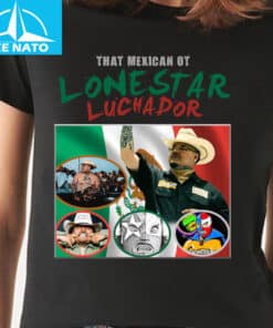 That Mexican OT Lonestar Luchador Mexico Flag Graphic Shirt3