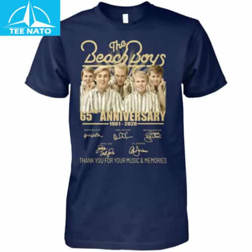 The Beach Boys 65th Anniversary 1961-2026 Thank You For Your Music & Memories Shirt - Image 5