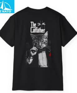 The Catfather Funny Mafia Cat Shirt2