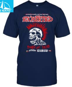 The Exploited Punks Not Dead 45 Years Tour 2025 Shirt4