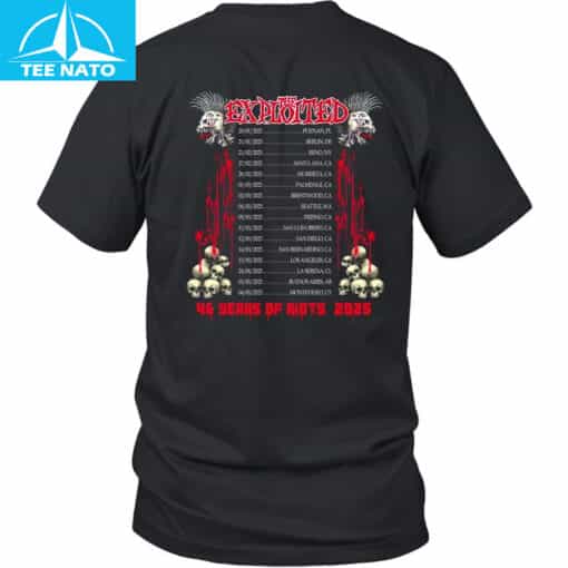 The Exploited Tour 2025 Shirt - Image 3