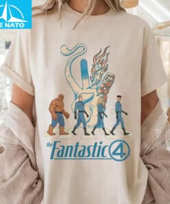 The Fantastic Four Abbey Road Parody Shirt