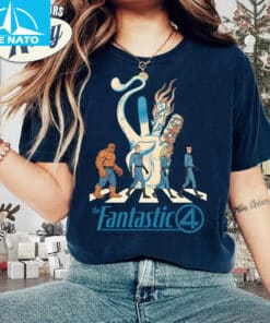 The Fantastic Four Abbey Road Parody Shirt