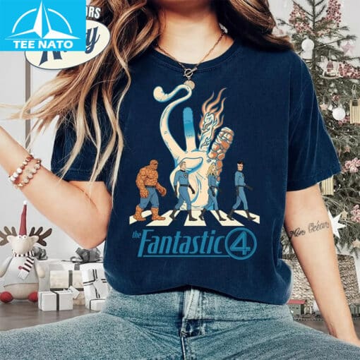 The Fantastic Four Abbey Road Parody Shirt