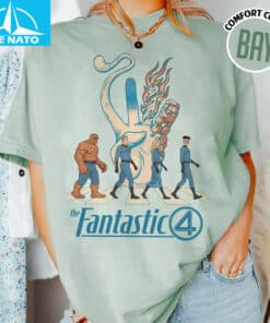 The Fantastic Four Abbey Road Parody Shirt4
