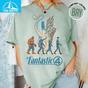 The Fantastic Four Abbey Road Parody Shirt4
