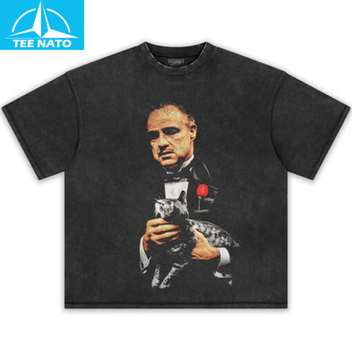 The Godfather Vito Corleone Cat Shirt - Image 3