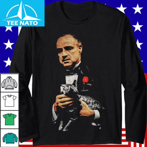 The Godfather Vito Corleone Cat Shirt - Image 4