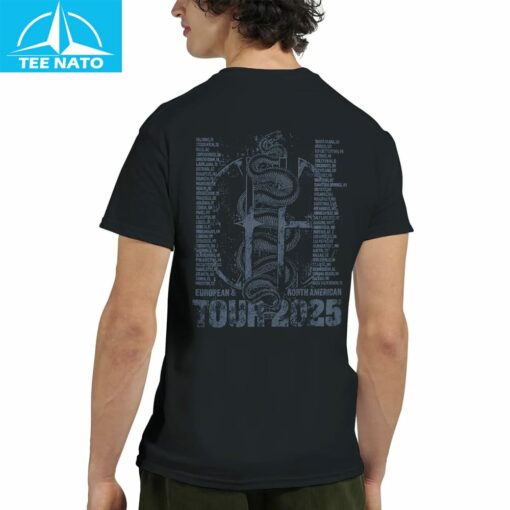 The Heaviest Tour Of The Summer Tour 2025 Shirt - Image 4