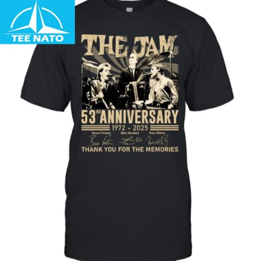 The Jam 53rd Anniversary 1972-2025 Band Shirt
