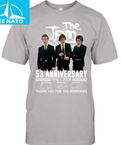 The Jam 53rd Anniversary 1972 2025 Members Shirt1