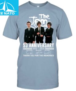 The Jam 53rd Anniversary 1972 2025 Members Shirt2