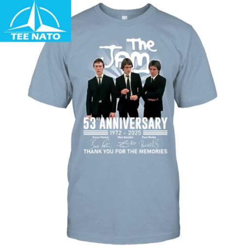 The Jam 53rd Anniversary 1972-2025 Members Shirt - Image 3