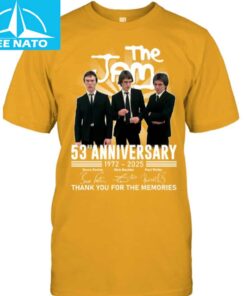 The Jam 53rd Anniversary 1972 2025 Members Shirt3