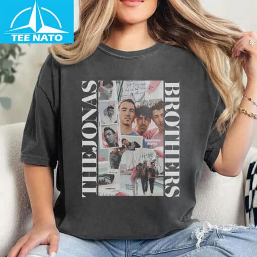 The Jonas Brothers Photo Collage Fan Shirt - Image 2