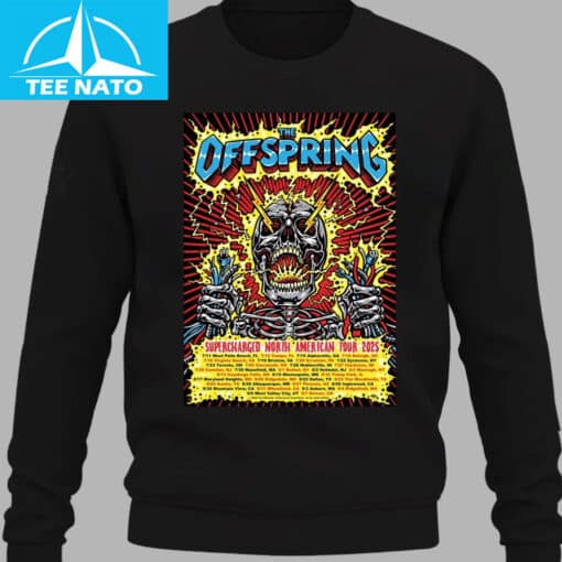The Offspring Supercharged North American Tour 2025 Shirt - Image 2