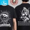 The Offspring Worldwide In 25 Mohawk Skull 2025 Tour Shirt