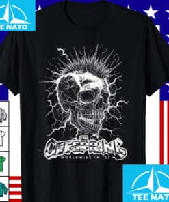 The Offspring Worldwide In 25 Mohawk Skull 2025 Tour Shirt2