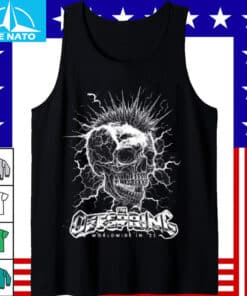 The Offspring Worldwide In 25 Mohawk Skull 2025 Tour Shirt3