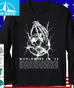 The Offspring Worldwide In 25 Skull Graphic Shirt2
