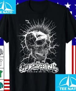 The Offspring Worldwide In 25 Skull Graphic Shirt3