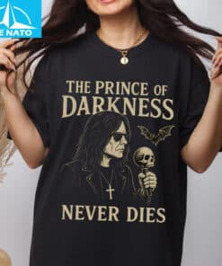 The Prince of Darkness Never Dies Ozzy Osbourne Skull Bat Shirt3