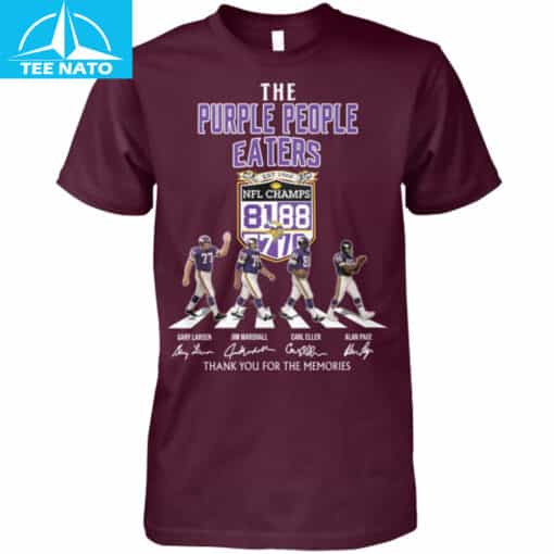 The Purple People Eaters NFL Champs 1969-1988 Shirt - Image 4
