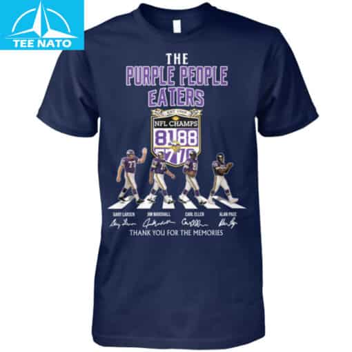 The Purple People Eaters NFL Champs 1969-1988 Shirt - Image 5