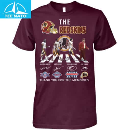 The Redskins Thank You For The Memories Abbey Road Shirt - Image 3