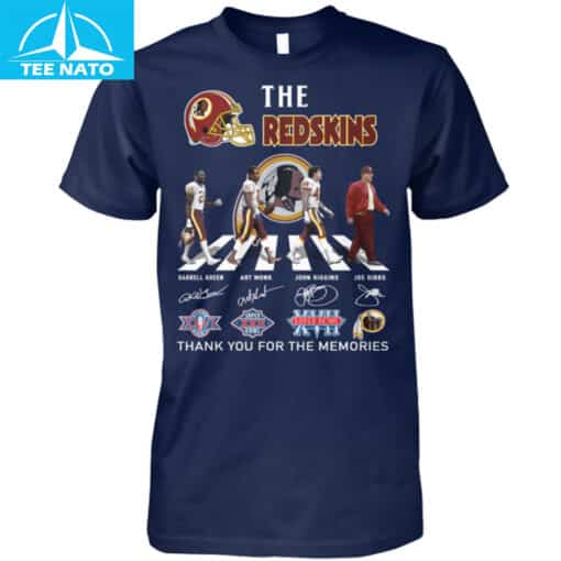 The Redskins Thank You For The Memories Abbey Road Shirt - Image 4