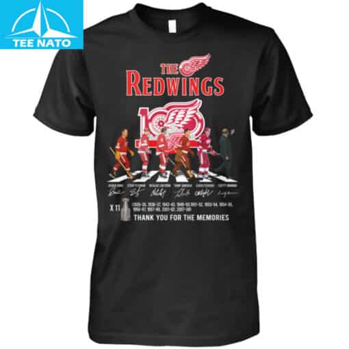 The Redwings Hockey Team Thank You For The Memories Shirt