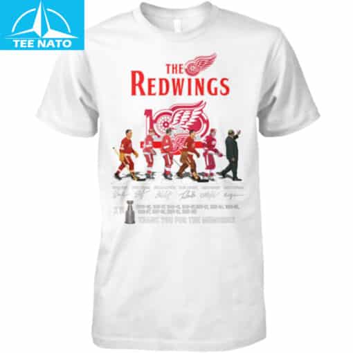 The Redwings Hockey Team Thank You For The Memories Shirt - Image 3