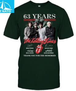 The Rolling Stones 63 Years 1962 2025 Thank You For The Memories Shirt2