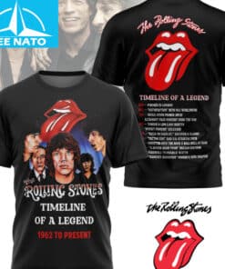 The Rolling Stones Timeline of a Legend 1962 to Present Fan Shirt