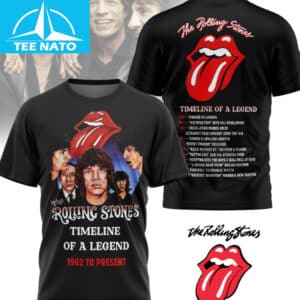 The Rolling Stones Timeline of a Legend 1962 to Present Fan Shirt 12 The Rolling Stones Timeline of a Legend 1962 to Present Fan Shirt