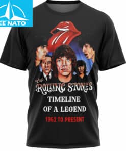 The Rolling Stones Timeline of a Legend 1962 to Present Fan Shirt2