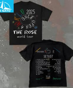 The Rose World Tour 2025 Setlist Fan Shirt2